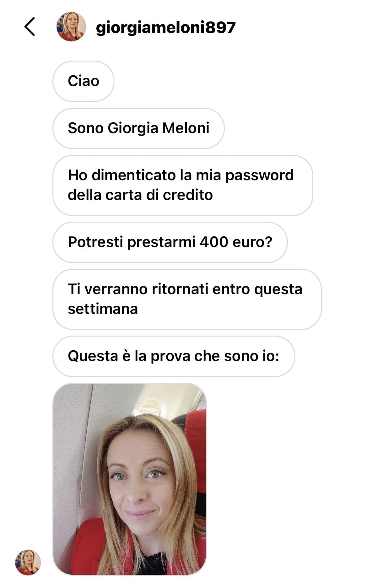 Entro su instagram stamattina e mi trovo questa richiesta: