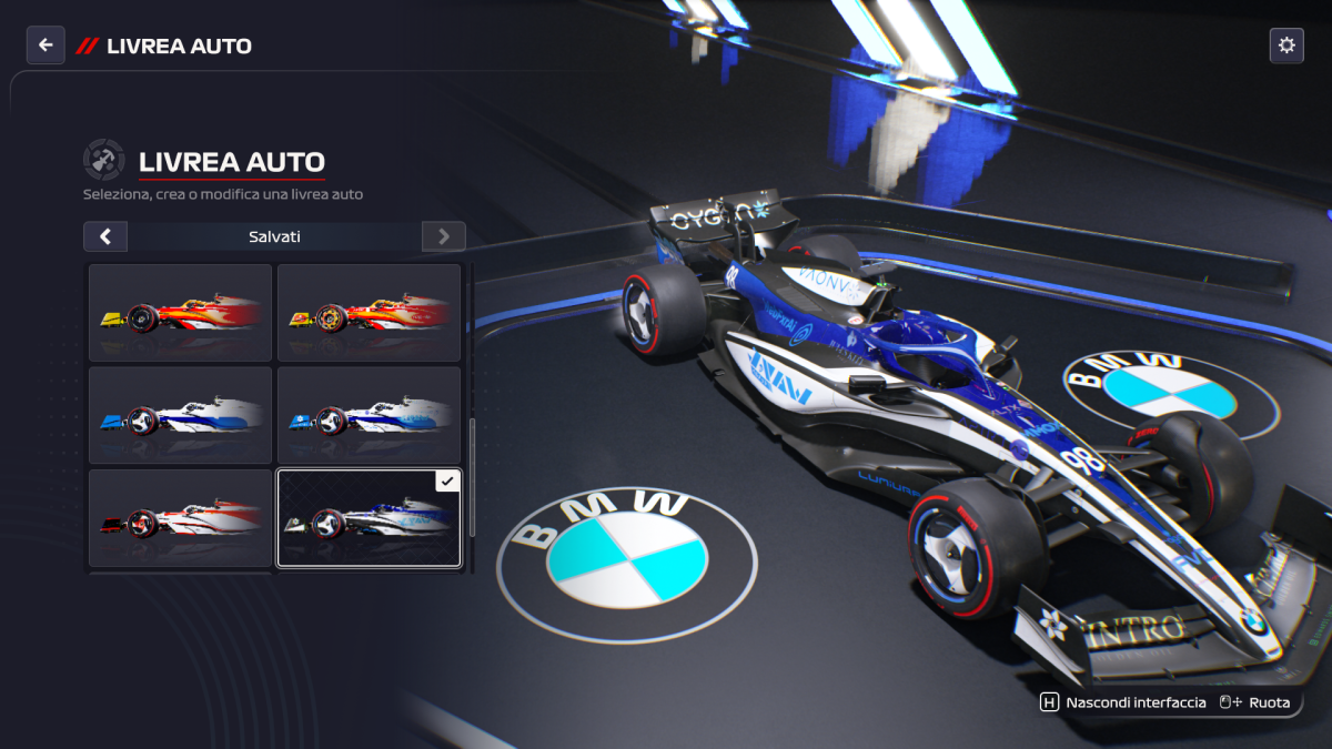 #F124 Raga, avevo startato qualche giorno fa una carriera. Ditemi secondo voi qual è la più bella livrea (2024-2026):