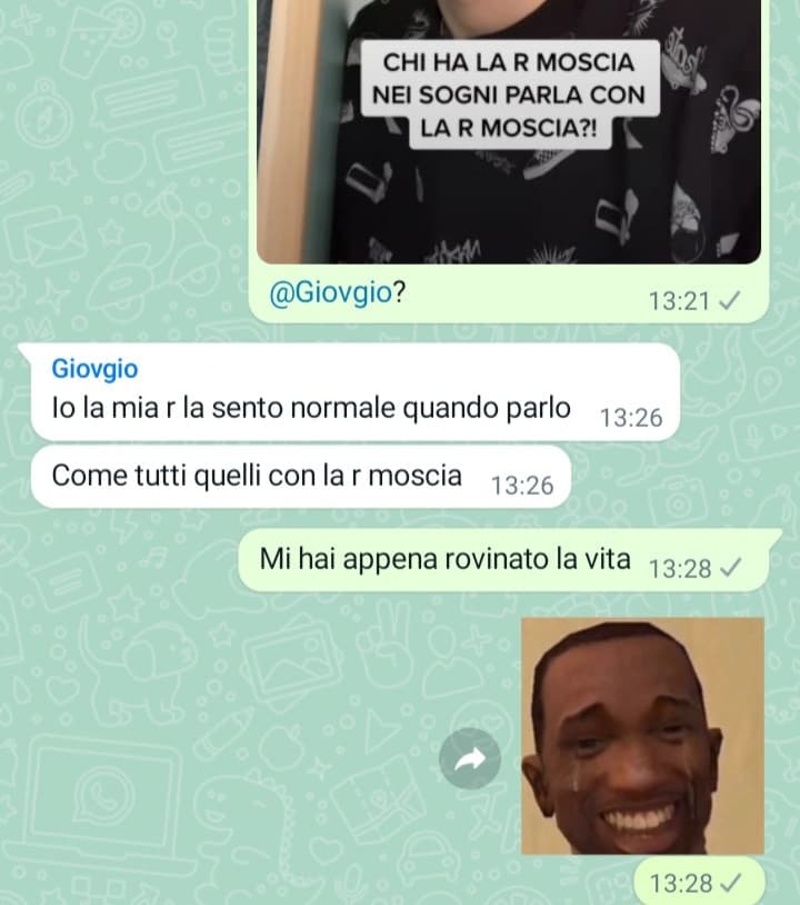 Non potete capire la mia disperazione un questo momento