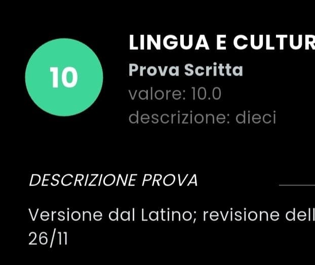Il mio primo 10 al triennio ❤️🔥🎀