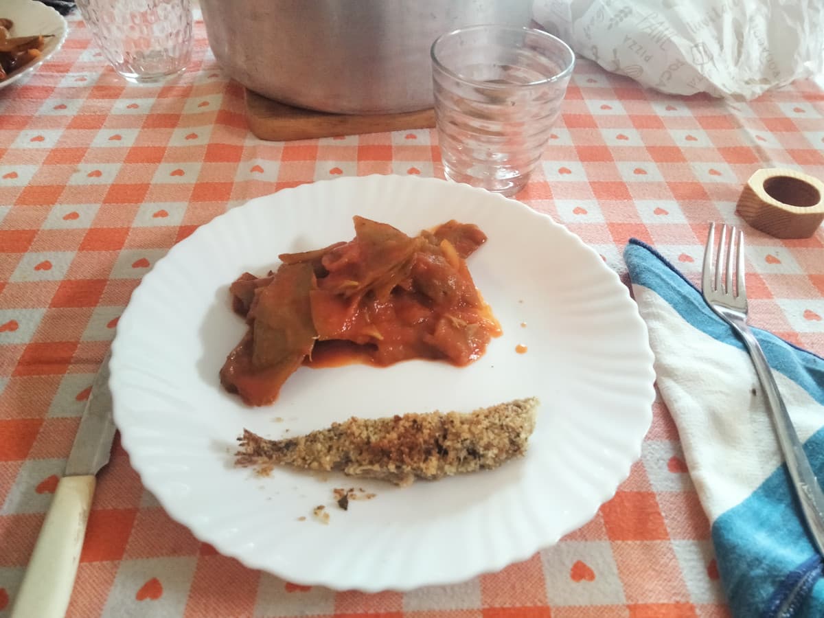 Oggi pranzo antispreco, buonissimo e gustoso