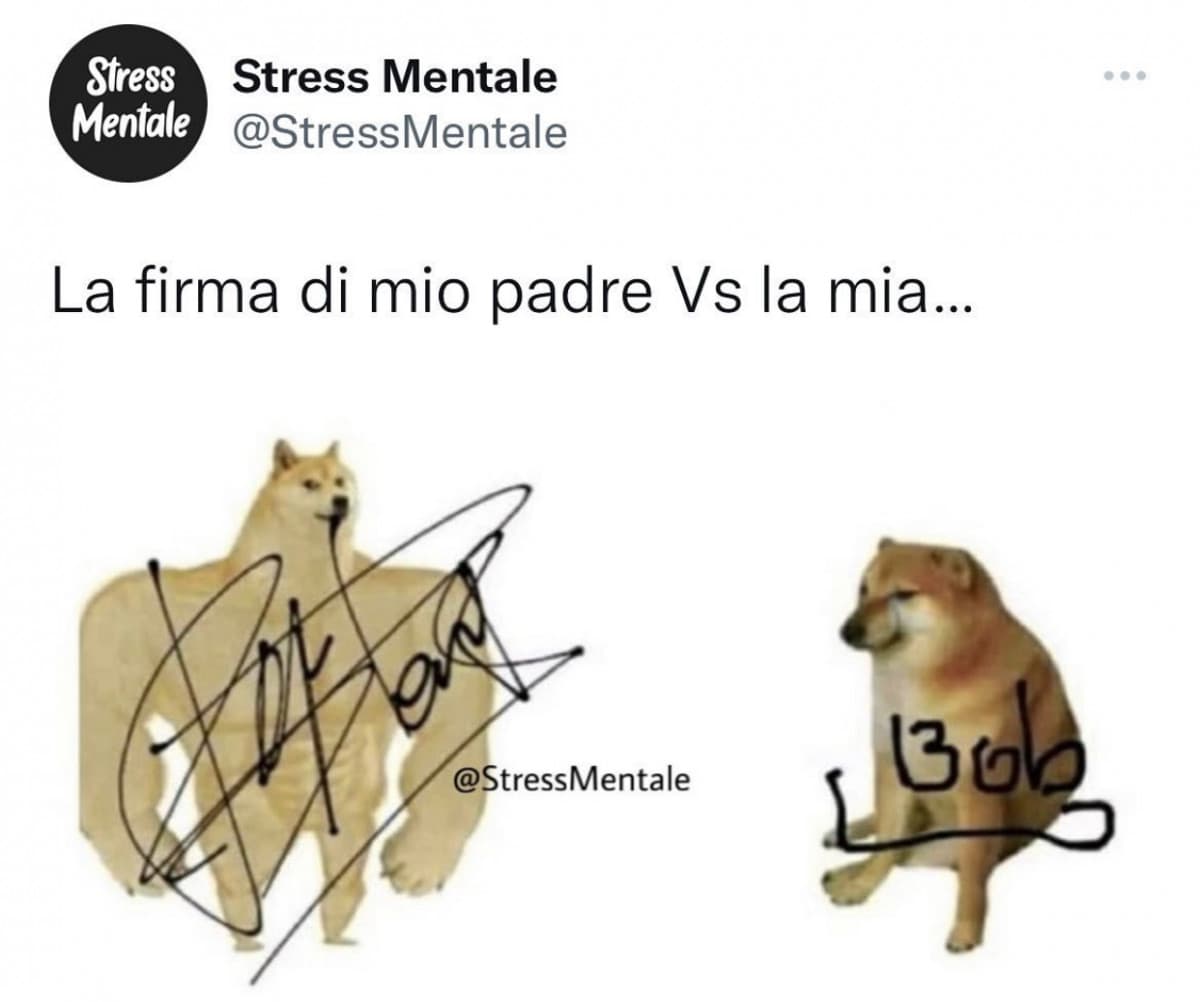 mi ricorda dei momenti in cui in quarta elementare stavo intere ore a creare una firma che mi piacesse