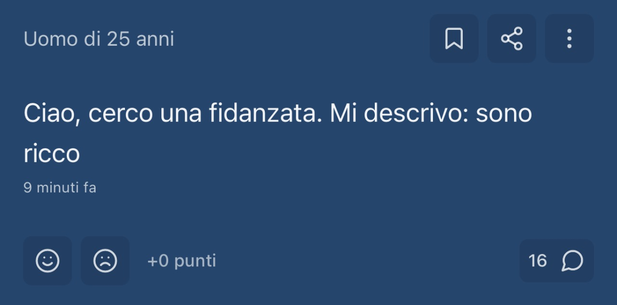Cerco fidanzata anche io