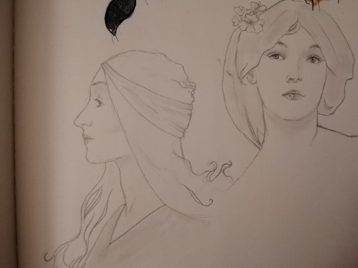 Qualcuno riesce a riconoscere l'artista da cui ho preso spunto per questi disegnini, anche detti "dovreistudiarechimica"?