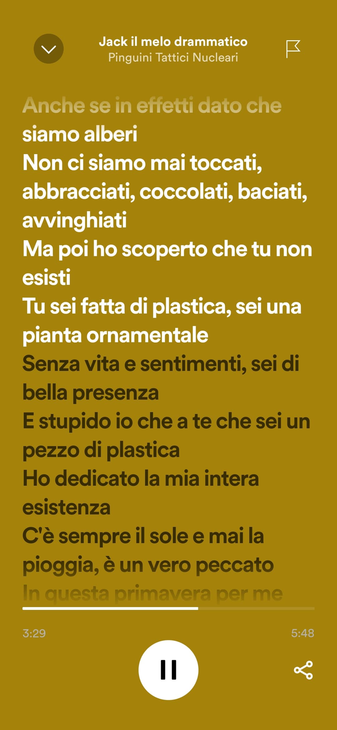 Il dolore che provo ogni volta non saprei nemmeno descriverlo
