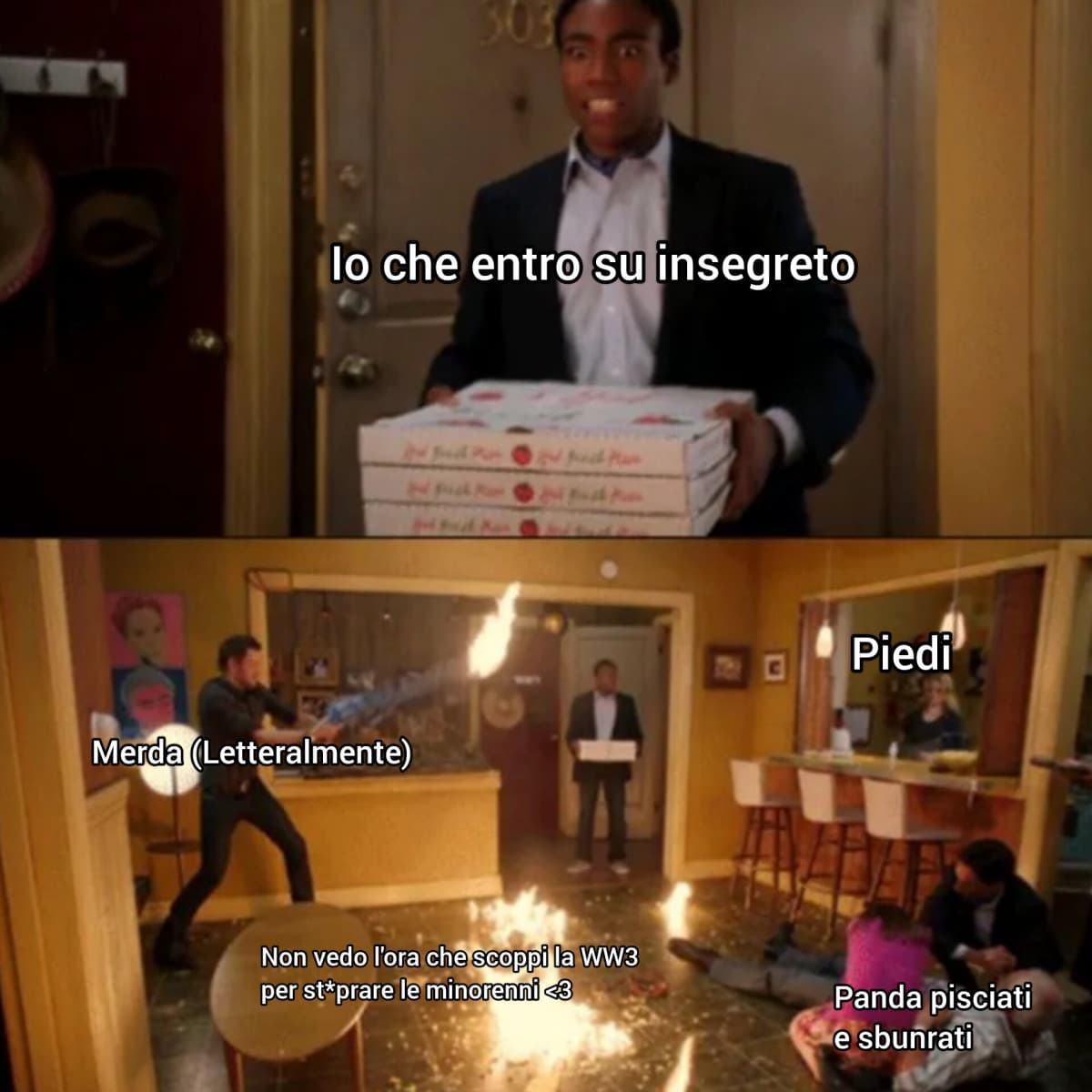 La situa di ieri sera e stamattina