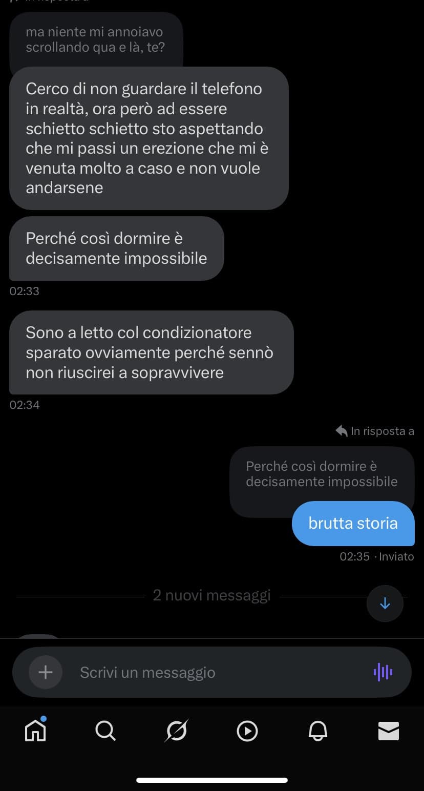 mi ero scordata quanto gli uomini, anzi ragazzini, non sapessero fare una conversazione senza parlare del loro cazzo