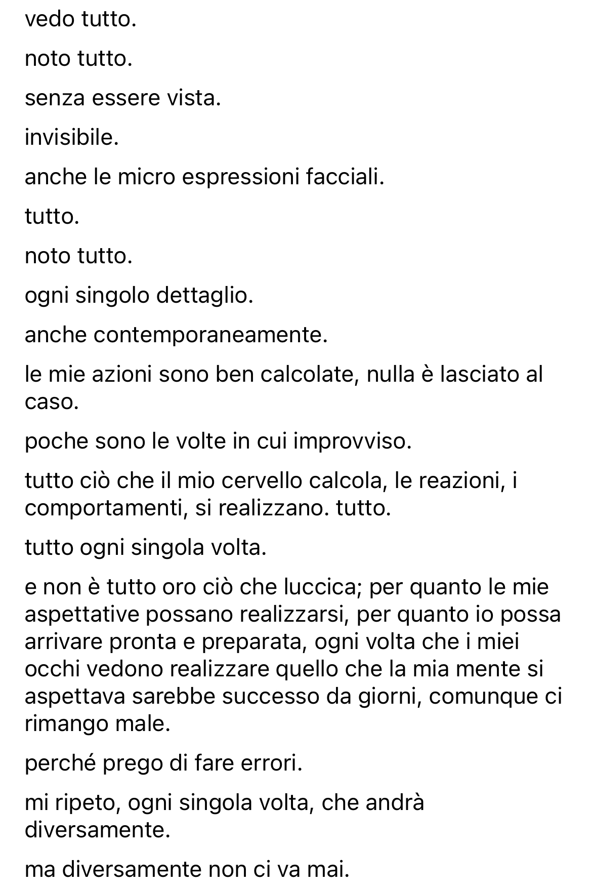 sono stufa di vivere così