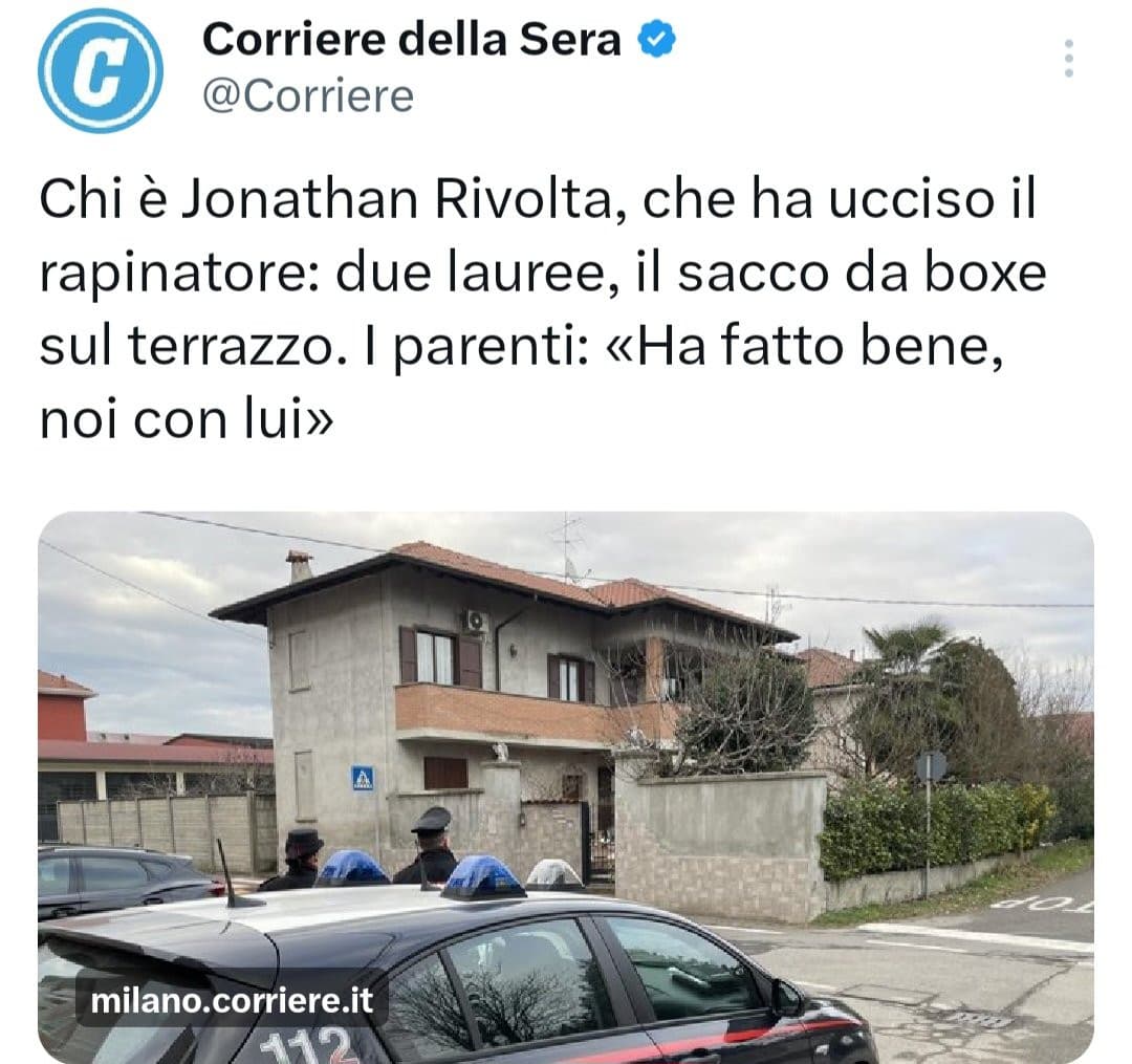 quando è italiano dicono vita morte e miracoli mentre se è straniero si limitano a "uomo di xx anni"
